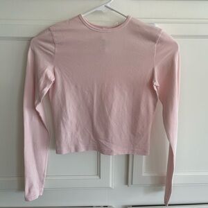 Skims VINTAGE CROPPED LONG SLEEVE T-SHIRT